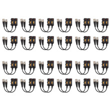1080P AHD/HD-CVI/TVI/CVBS Passive HD Video Balun Transmitter 24 Pairs (UTP to 350M-600M)