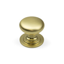 (42mm Knob) Brushed Brass Handles & Knobs