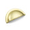 (64mm Cup Handle) Brushed Brass Handles & Knobs 1