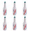 6X Flair Bartender Bartending Practice Bar Pub Bottle Wine Cocktail Shaker - White 1