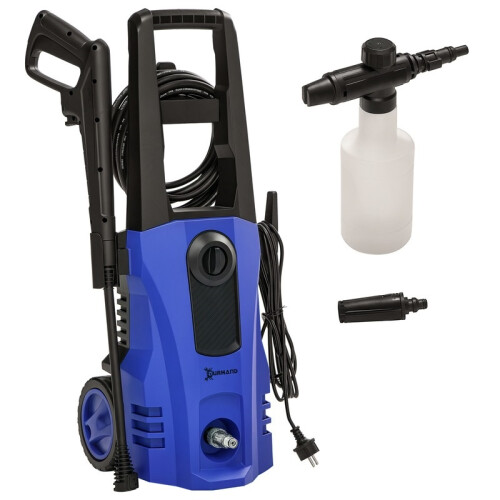 Idropulitrice ad alta pressione da 150 bar, 1800 W con accessori.