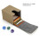 Card Case Deck Box Sleeved Cards Deck Game Box for  Binders: 100+, Black 6