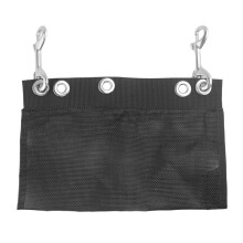 Scuba Diving Heavy Duty SMB Buoy Bag Mesh Storage Pocket for Diving Marine Boat Kayak Pouch with 2 SS Snap Hook