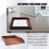 PU Leather Collection Letter Tray, Document Desk Organizer,Stackable Office File Document Tray Holder (Brown) 5