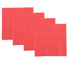 1 pack Solid Color Printed Paper Napkin (red)