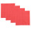 1 pack Solid Color Printed Paper Napkin  (red) 1