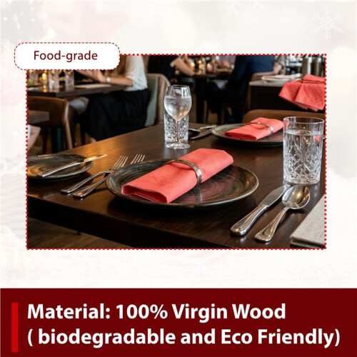1 pack Solid Color Printed Paper Napkin  (red) 2