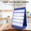 Desktop Pocket Chart Double-Sided and Self-Standing  Pocket Chart Stand for Individual or Small Group (43X 33cm) 2