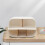 Desk Organizer Remote Control Holder Makeup Caddy Box for Home & Office 9