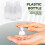 40 PCS 2 Oz 60 Ml Clear Refillable Flip Top PET Plastic Travel Bottle Container 3