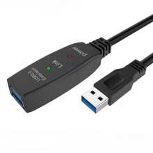 Cable de Extensión USB 3.0 Activo de 10 M con Amplificador, Cable Extensor Repetidor USB 3.0 Tipo A Macho A Hembra