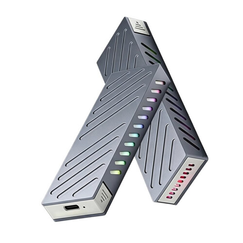 M2 SSD Case M.2 NVMe  SSD Enclosure 10Gbps USB 3.1 Type C External Box Dual Protocol Adapter Supports M BM Key 1