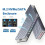 M2 SSD Case M.2 NVMe  SSD Enclosure 10Gbps USB 3.1 Type C External Box Dual Protocol Adapter Supports M BM Key 3