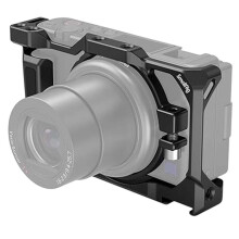 Camera Cage for ZV-1 II ZV-1F ZV-1 with Cold Shoe Mount, Protection Rig Bracket for  Vlog Camera 2938 Accessory Kit