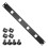 4-Hole 1U Audio Rack Panel XLR Patch Panel Punched Recording Studio Rack Accessories for Enclosure 1