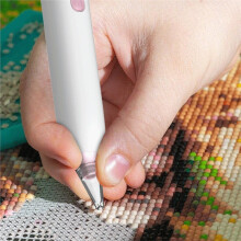 Caneta Elétrica Portátil para Pintura com Diamantes, Sem Fio, com Sucção A Vácuo e Recarregável.
