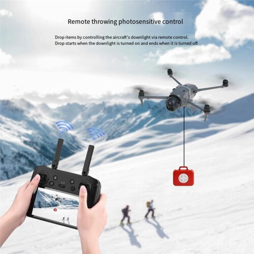 Airdrop System for   4 Pro Drone, Remote Thrower for Emergency Rescue, Long-Range Payload Release Accessories 1