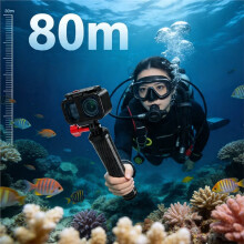 80M Diving Protection Housing Aluminum Alloy Frame Protective Case Underwater Diving Waterproof Case for Osmo