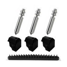 For Kobra X Heatbreak +Silicone Kits Sock KX One-Piece Hotend Bimetal Nozzles Resist 300C Hotend 0.8mm