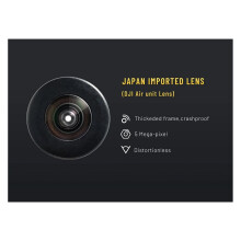 FPV-Camera met 2,1 mm Lens, Schakelbare 16:9/4:3 NTSC/PAL Miniatuur FPV-Dronecamera met Lage Latentie en WDR voor FPV-Race RC-Modellen