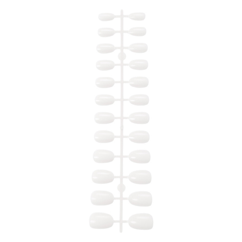Reach-Tools White Solid Stick-On Nails For Diy Salon