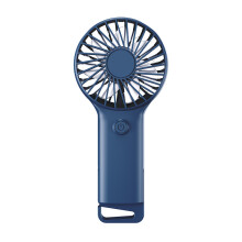 (blue, 170*80*28mm) CXINLky Mini-USB-Ventilator mit Karabiner, tragbar für Outdoor & Reisen, ideal für Studenten