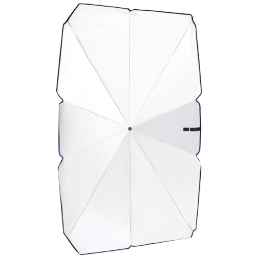 Sonnenschutz Einziehbare Sonnenblende mit Hitzeschutz Silver XXL 1
