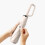 Ombrello Automatico con Clip - Ombrello da Viaggio Pieghevole White 2
