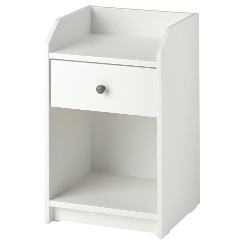 IKEA HAUGA Bedside Table White 40x36x63cm
