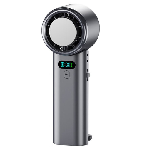 Draagbare -Handventilator met Led-Display, Halfgeleiderkoeling, 100 Snelheden, USB-Oplaadbare Batterij, Buitenventilator
