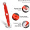Window Glazing Tool Set 4-Piece Window Tool for Assembly and Repair, Includes Stainless Steel Scraper,Double  Hammer 6