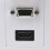 Placa de Parede com Tampa Frontal para TV, Compatível com , VGA e 3RCA. 5