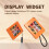 1.54 Inch NFC Function Memory E-Paper Ink 4 Colors Display Screen Image Wireless Transmission Keychain Ink Screen Orange 4