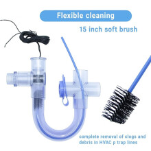 Condensaatvanger met Ingebouwde Overloopbeveiliging voor HVAC-Systemen - 3/4 Inch Standaard PVC U-Vormige Sifon Drain Kit