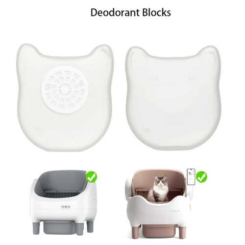 Cat Litter Box Deodorization Blocks,Automatic Cat Litter Box Deodorizer Purifying Air 1