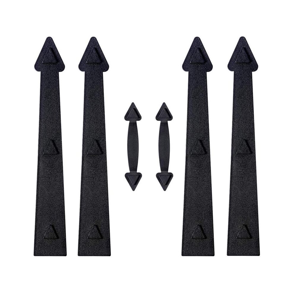 6Pcs Magnetic Decorative Garage Door Hardware Kit With Faux Hinges And Handles 6032791019699