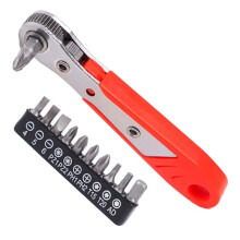 Magnetic Ratchet Screwdriver Set for Tightening and Repairing in Tight Spaces - Compact Hand Tool Kit, No Assembly