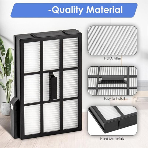 5PCS HEPA Filters for Omni E25 Replacement Compatible for  Omni E28/ E25 Robot Vacuum Cleaner