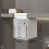 Bathroom Pull-Out Storage Box for Cotton Swabs & Pads Organizer Under Mirror Cabinet Storage Box Hook-Style 7