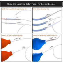 PVC 12 FR Colon Tips Saver Pack (Set of 10) - Enema Replacement Supplies Works with Most Enema Kits for Home Use 12 Fr