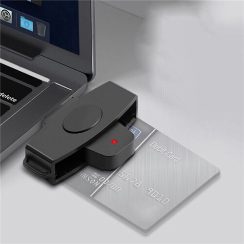 5X CSCR3  CAC Card Reader Type-C Bank Tax Declaration SIM Card/IC Card ID Card Reader
