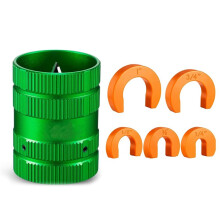 1/4-1-5/8 Inch Pipe Chamfering Tool W/5pcs Disconnect Clips, Reamer, Manual Deburring Scrapers, Trimming Tool
