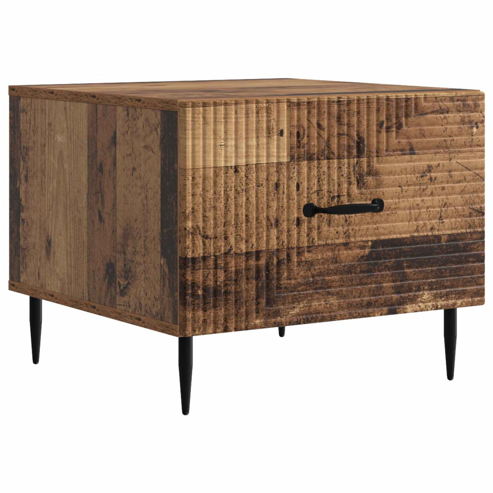 Vidaxl Coffee Table Old Wood 49 X 50 X 40 Cm Engineered Wood