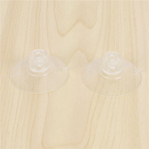 12 PCS 47mm Clear Plastic Wall Suction Cup Clip Clamp 2