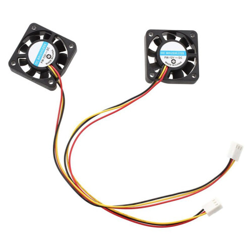 20 Pcs 3 Pin 40mm Square PC Computer Cooling Fan  12V Black 1