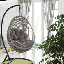 Egg Chair Cushion Replacement, Thickened Hanging Basket Cushions, Indoor/Outdoor Patio Hammock Swing Chair Pad