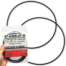 Captain O-Ring - 47-0380-47-R O-Ringe für Jacuzzi CFR SherLok Landslide Dirtbag (2er Pack)