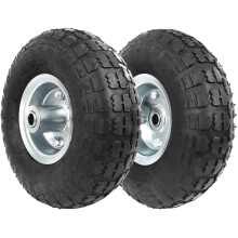 MaxxHaul Ruote Pneumatiche Sostitutive da 10 Pollici 2 Pezzi 300 lb Capacità Pneumatici Utilitari con Mozzo in Acciaio