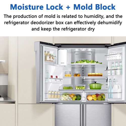 (1PCS) Activated Charcoal Odor Absorber for Fridge & Closet 2