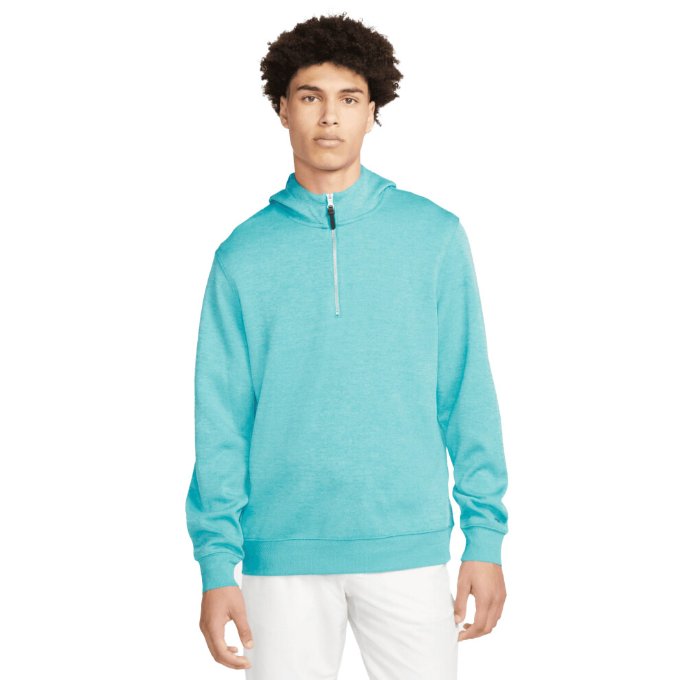 Nike (Xxl, Ocean Bliss/Baltic Blue/Brushed Silver) Mens Dri-Fit Golf Hoodie